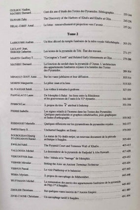 Etudes sur l'Ancien Empire et la nécropole de Saqqâra dédiées à Jean-Philippe Lauer. 2 volumes (complete set)[newline]M7299-05.jpg