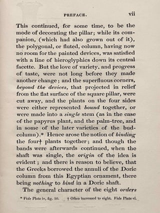 The architecture of ancient Egypt; in which the columns are arranged in orders, and the temples classified; with remarks on the early progress of architecture, etc. Text volume.[newline]M7302-07.jpeg