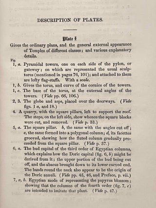 The architecture of ancient Egypt; in which the columns are arranged in orders, and the temples classified; with remarks on the early progress of architecture, etc. Text volume.[newline]M7302-10.jpeg