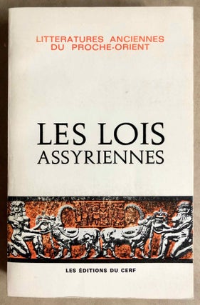 Item #M7308 Les lois assyriennes. CARDASCIA Jérôme