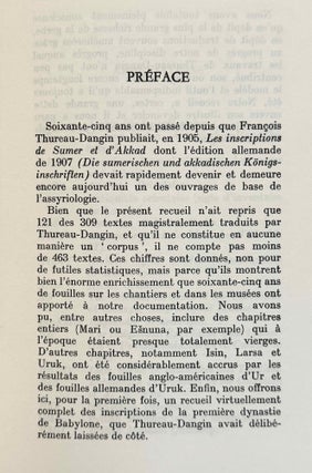 Inscriptions royales sumériennes et akkadiennes