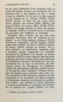 Inscriptions royales sumériennes et akkadiennes