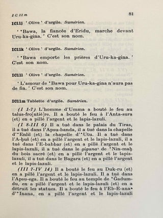 Inscriptions royales sum&eacute;riennes et akkadiennes