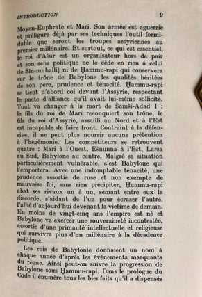 Le code de Hammurapi