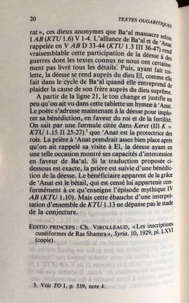 Textes ougaritiques. Tome II: Textes religieux. Rituels. Correspondance.
