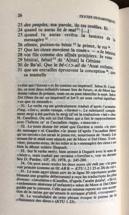Textes ougaritiques. Tome II: Textes religieux. Rituels. Correspondance.
