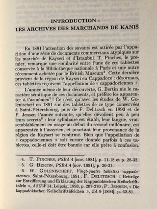 Correspondance des marchands de Kanish
