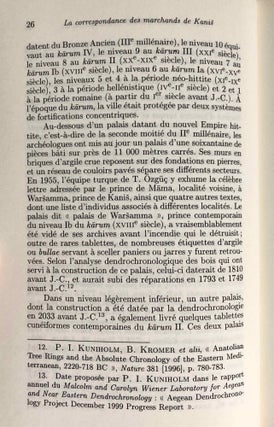 Correspondance des marchands de Kanish