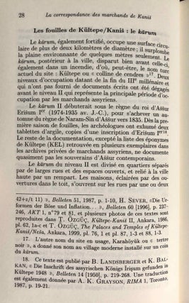 Correspondance des marchands de Kanish