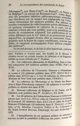 Correspondance des marchands de Kanish