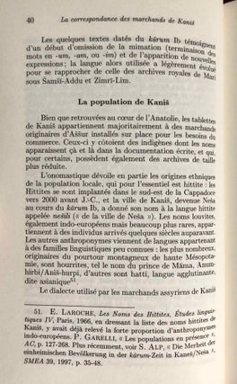 Correspondance des marchands de Kanish
