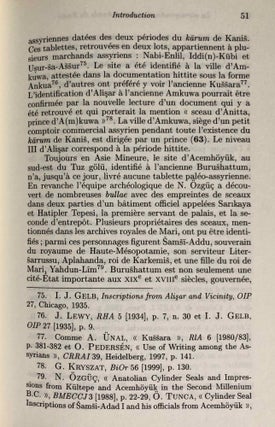 Correspondance des marchands de Kanish