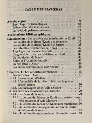 Correspondance des marchands de Kanish