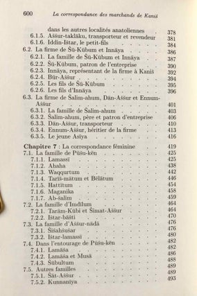 Correspondance des marchands de Kanish
