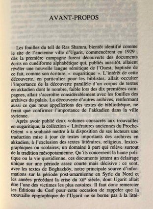 Textes akkadiens d’Ugarit
