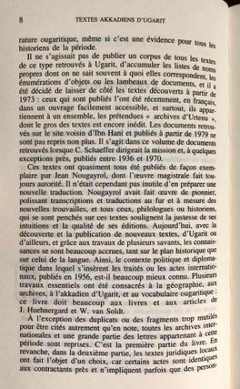 Textes akkadiens d’Ugarit