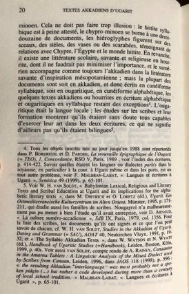 Textes akkadiens d’Ugarit