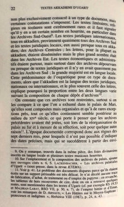 Textes akkadiens d’Ugarit