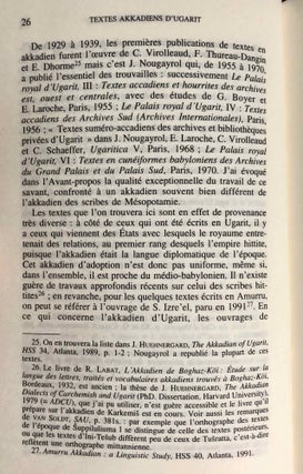 Textes akkadiens d’Ugarit