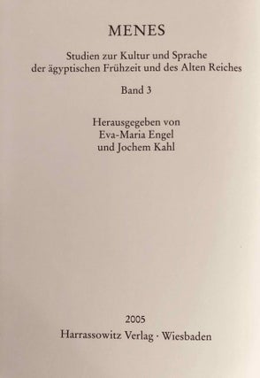 Schrift und Sprache der 4. Dynastie