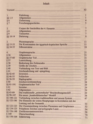 Schrift und Sprache der 4. Dynastie