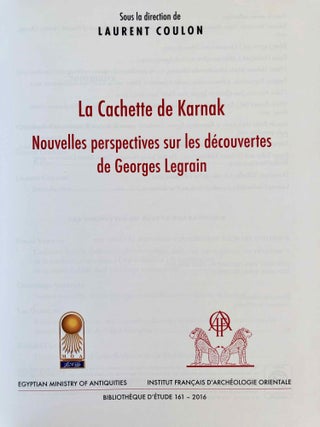 La Cachette de Karnak: nouvelles perspectives sur les découvertes de Georges Legrain[newline]M7329-02.jpg