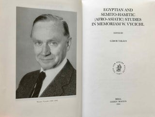 Egyptian and Semito-Hamitic (Afro-Asiatic) studies: in memoriam W. Vycichl
