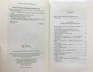 Egyptian and Semito-Hamitic (Afro-Asiatic) studies: in memoriam W. Vycichl
