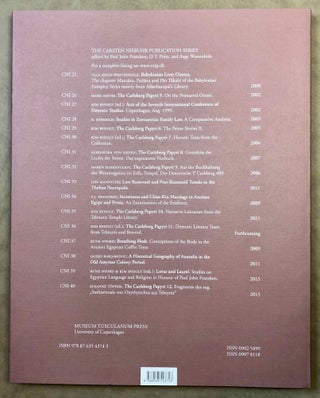 Catalogue of Egyptian Funerary Papyri in Danish Collections. The Carlsberg Papyri, vol. 13.[newline]M7333-10.jpg