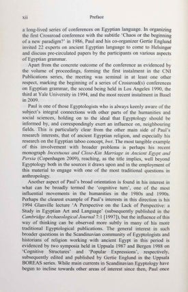 Lotus and Laurel. Studies on Egyptian language and religion in honour of Paul John Frandsen.[newline]M7335-09.jpg