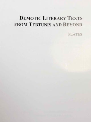 Demotic Literary Texts from Tebtunis and Beyond. 2 volumes (complete set)[newline]M7337-15.jpg