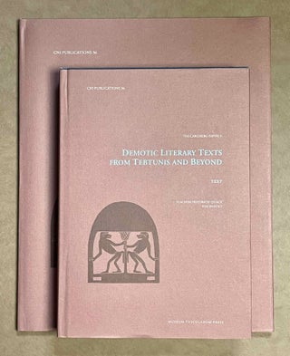 Item #M7337b Demotic Literary Texts from Tebtunis and Beyond. 2 volumes (complete set). QUACK...[newline]M7337b-00.jpeg