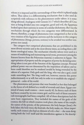 Incestuous and Close-Kin Marriage in Ancient Egypt and Persia. An examination of the evidence.