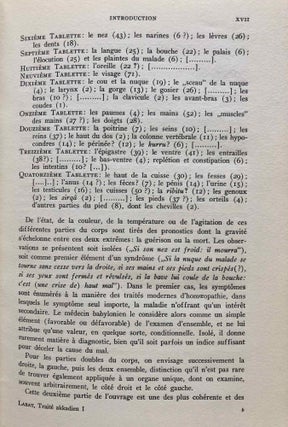 Traité akkadien de diagnostics et pronostics médicaux. Texte et planches (complete set)[newline]M7344-09.jpg