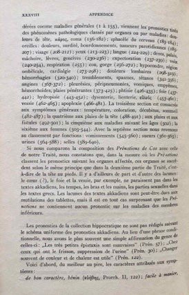 Traité akkadien de diagnostics et pronostics médicaux. Texte et planches (complete set)[newline]M7344-30.jpg