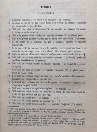 Traité akkadien de diagnostics et pronostics médicaux. Texte et planches (complete set)[newline]M7344-39.jpg