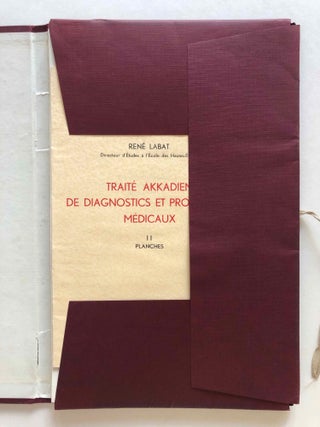 Traité akkadien de diagnostics et pronostics médicaux. Texte et planches (complete set)[newline]M7344-40.jpg