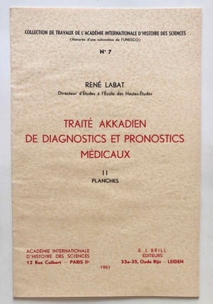Traité akkadien de diagnostics et pronostics médicaux. Texte et planches (complete set)[newline]M7344-41.jpg
