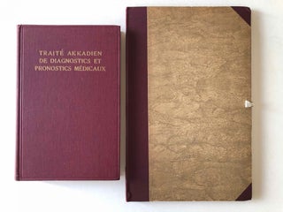 Item #M7344 Traité akkadien de diagnostics et pronostics médicaux. Texte et planches (complete...[newline]M7344.jpg