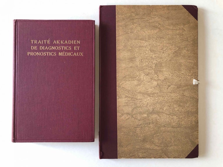 Item #M7344 Traité akkadien de diagnostics et pronostics médicaux. Texte et planches (complete set). LABAT René.[newline]M7344.jpg