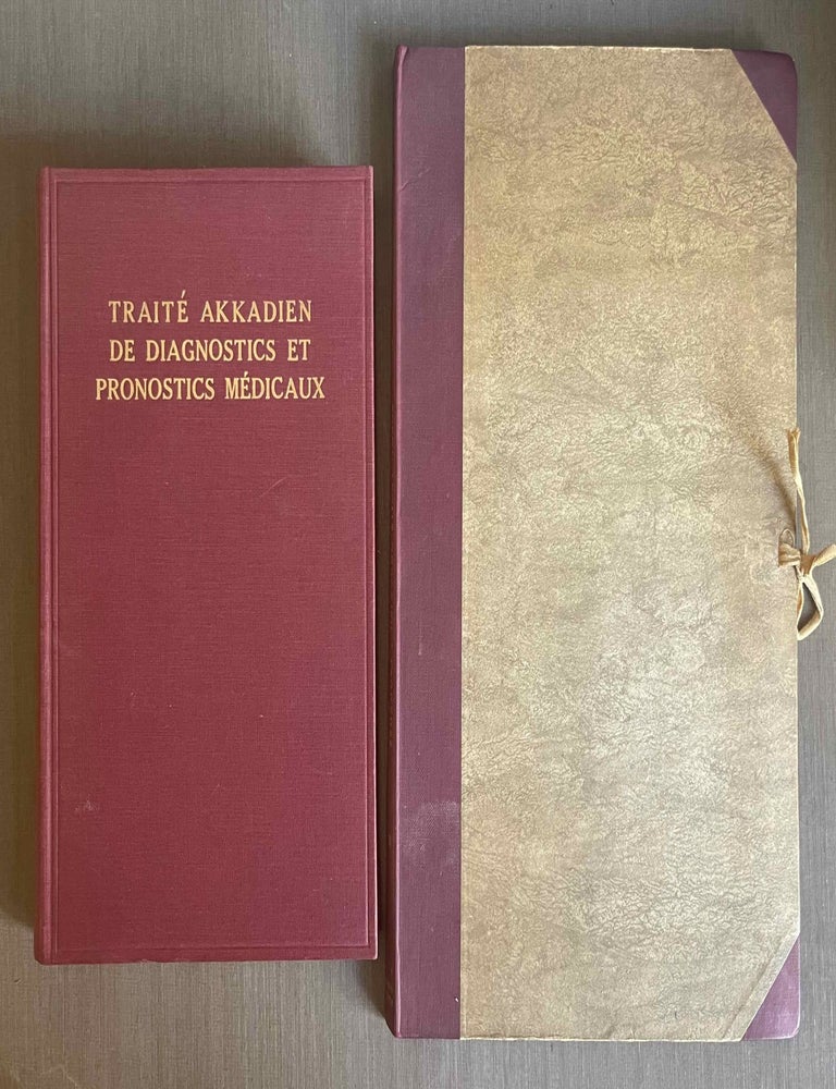 Item #M7344d Trait&eacute; akkadien de diagnostics et pronostics m&eacute;dicaux. Texte et planches (complete set). LABAT Ren&eacute;.[newline]M7344d-00.jpeg