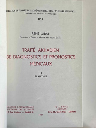 Trait&eacute; akkadien de diagnostics et pronostics m&eacute;dicaux. Texte et planches (complete set)[newline]M7344d-07.jpeg