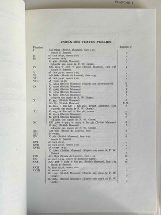 Trait&eacute; akkadien de diagnostics et pronostics m&eacute;dicaux. Texte et planches (complete set)[newline]M7344d-08.jpeg