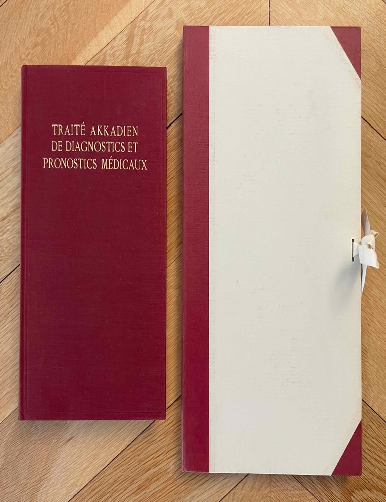Item #M7344e Trait&eacute; akkadien de diagnostics et pronostics m&eacute;dicaux. Texte et planches (complete set). LABAT Ren&eacute;.[newline]M7344e-00.jpeg
