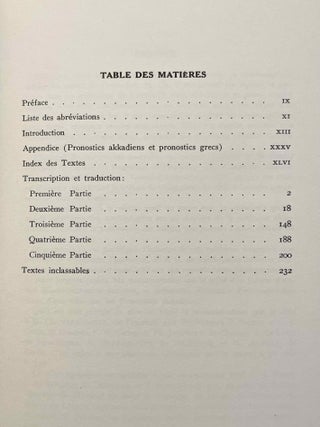 Trait&eacute; akkadien de diagnostics et pronostics m&eacute;dicaux. Texte et planches (complete set)[newline]M7344e-02.jpeg