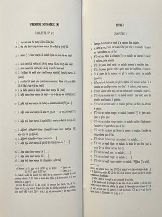 Trait&eacute; akkadien de diagnostics et pronostics m&eacute;dicaux. Texte et planches (complete set)[newline]M7344e-06.jpeg