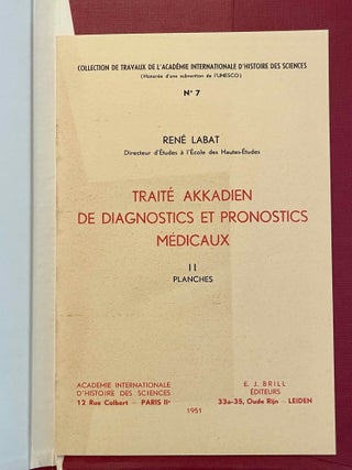 Trait&eacute; akkadien de diagnostics et pronostics m&eacute;dicaux. Texte et planches (complete set)[newline]M7344e-07.jpeg