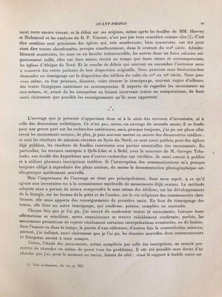 Sanctuaires chrétiens de Syrie. Essai sur la genèse, la forme et l'usage liturgique des édifices du culte chrétien, en Syrie, du IIIe siècle à la conquête musulmane.