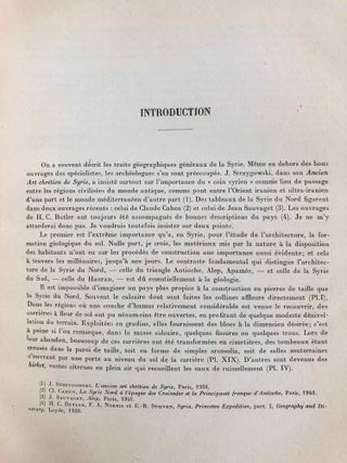 Sanctuaires chrétiens de Syrie. Essai sur la genèse, la forme et l'usage liturgique des édifices du culte chrétien, en Syrie, du IIIe siècle à la conquête musulmane.