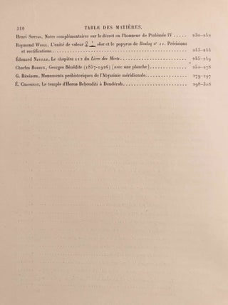 Revue de l'Egypte ancienne, Tome I. Fasc. 1-2 & Fasc. 3-4 (complete)[newline]M7346-02.jpg